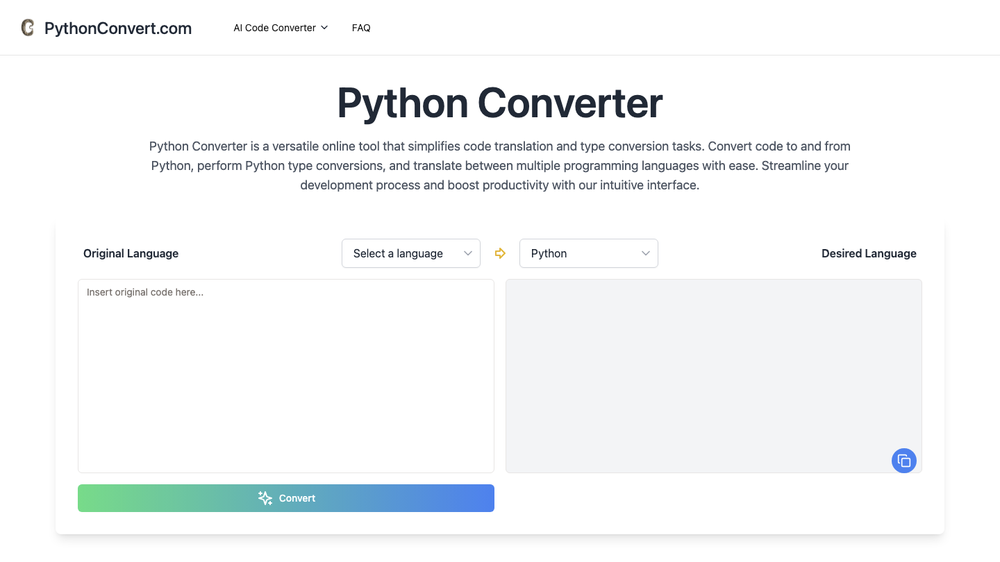 Python Converter