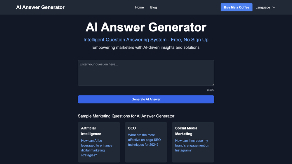 AI Answer Generator