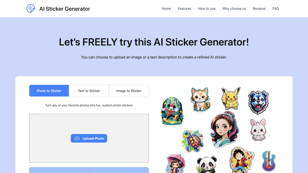 AI Sticker Generator