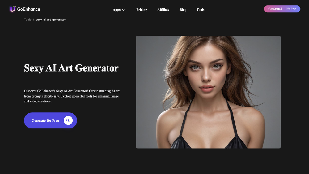 Sexy AI Art Generator - GoEnhance