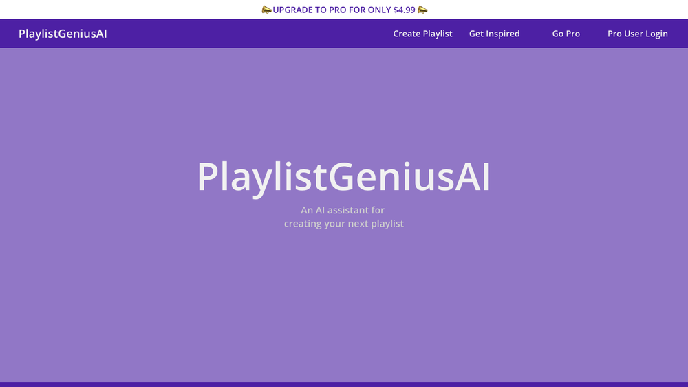 PlaylistGeniusAI