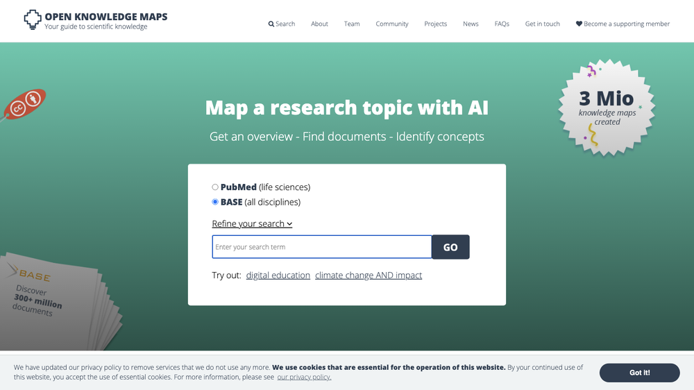 Open Knowledge Maps