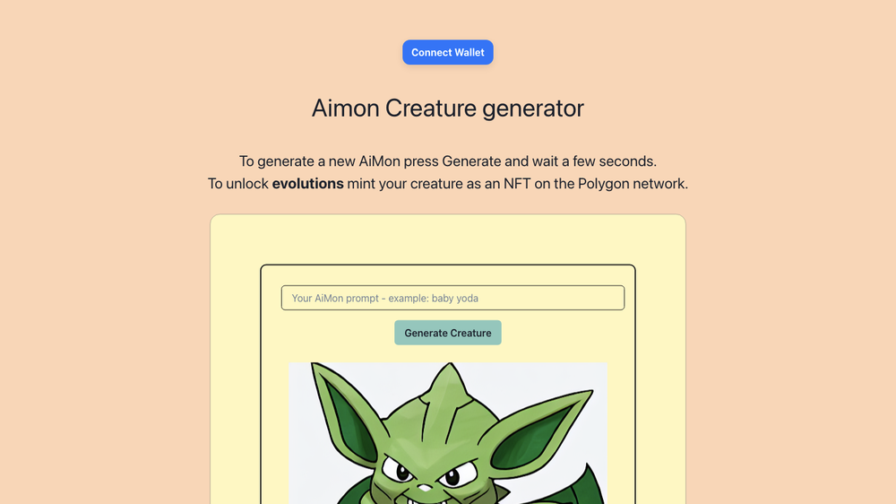 AiMon NFT Generator