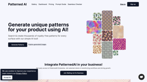 PatternedAI - Seamless Pattern Maker with Artificial Intelligence