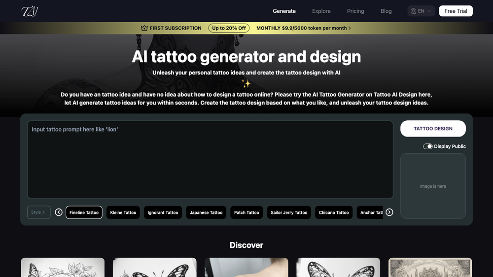 Tattoo AI Design