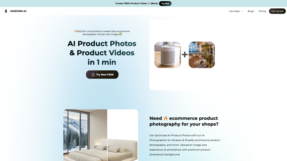 Assembo.ai | E-commerce Product Photography