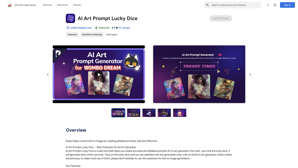 AI Art Prompt Lucky Dice