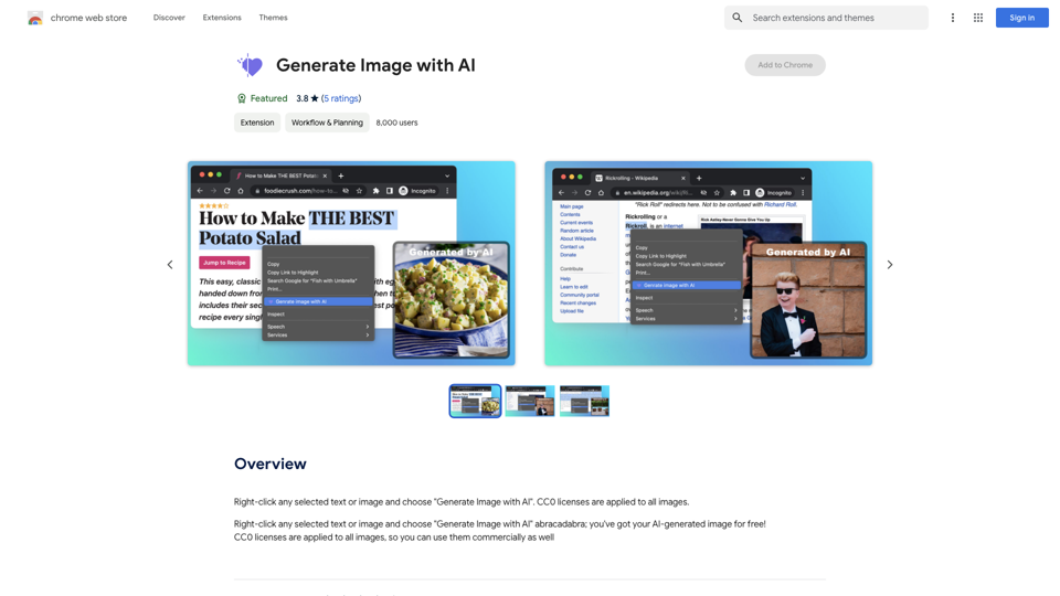 Generate Image with AI