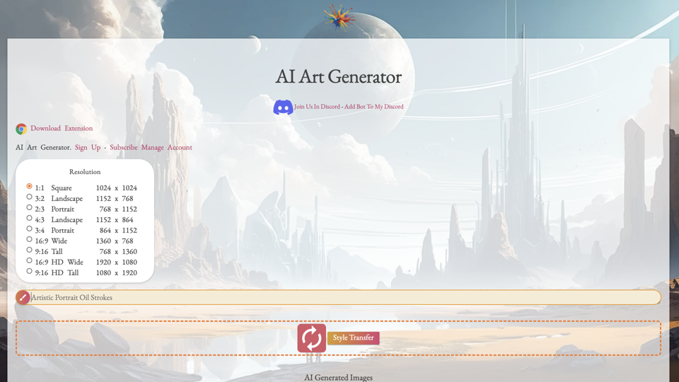 AI Art Generator And AI Art Search Engine