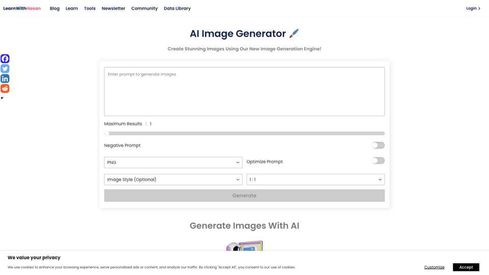 FreeAIKit - Image Generator