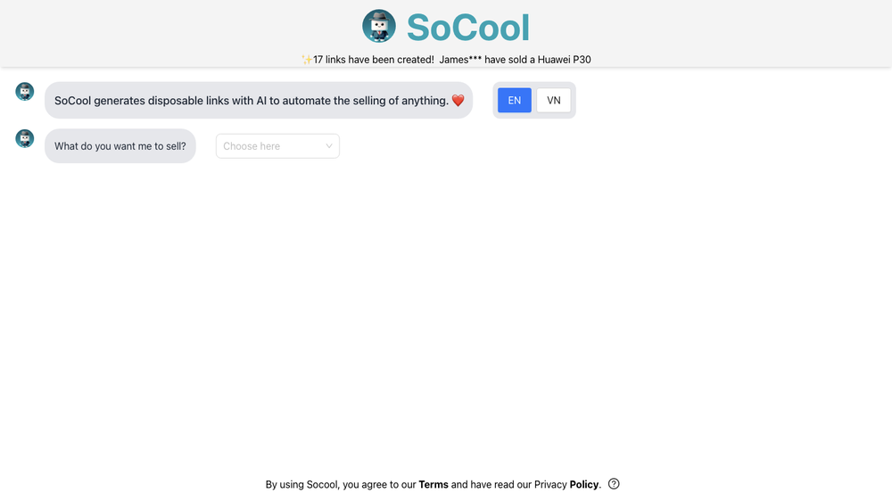 SoCool AI Assistant for Social Commerce