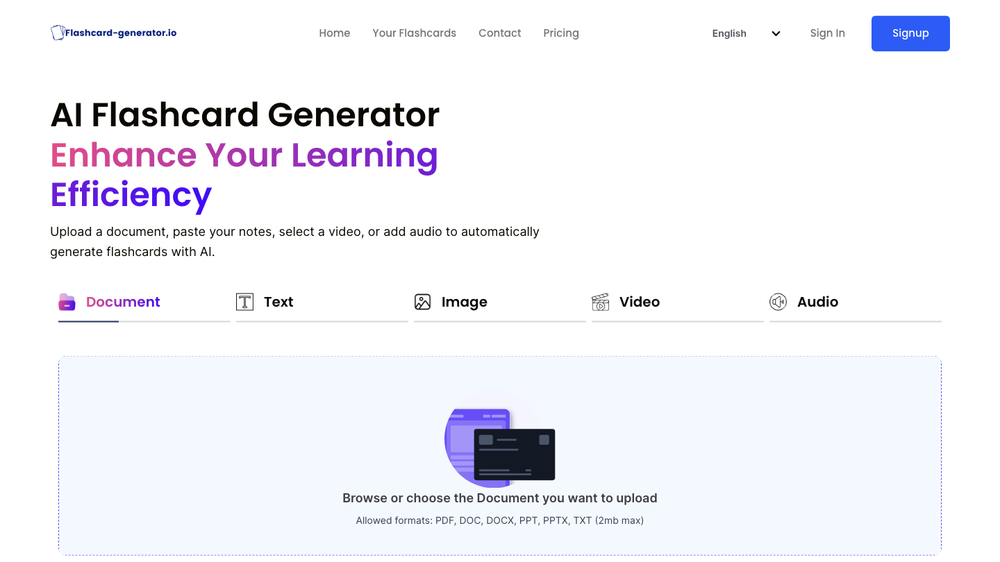 Flashcard Generator