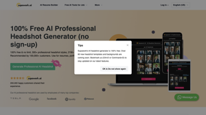 Free AI Headshot Generator | Supawork AI (100% free & no limit)