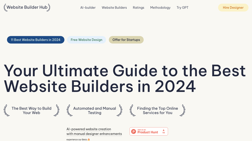 Website Builder Hub