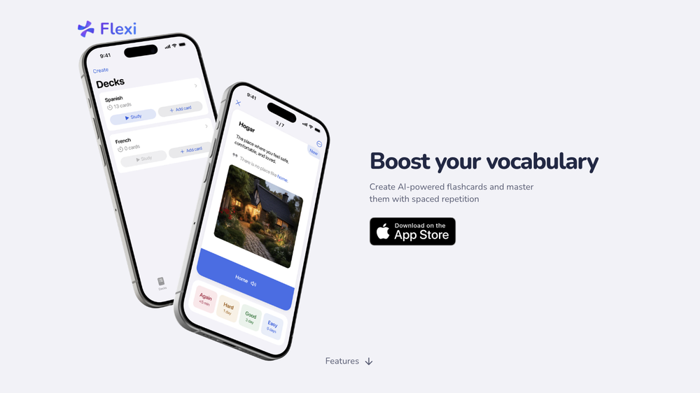 Flexi: AI Language Flashcards
