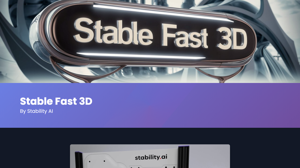 Stable Fast 3D by Stability AI