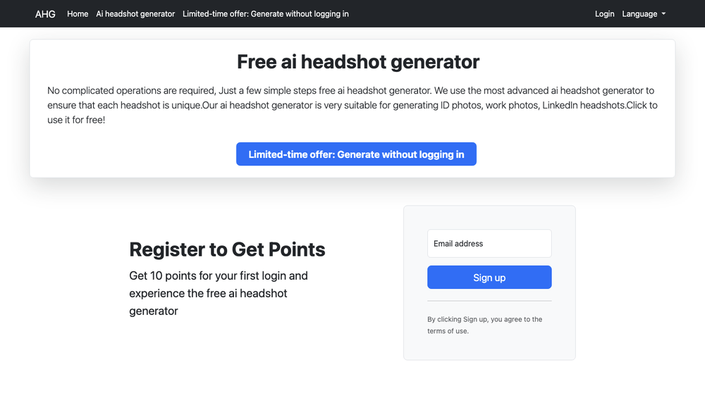 Free ai headshot generator