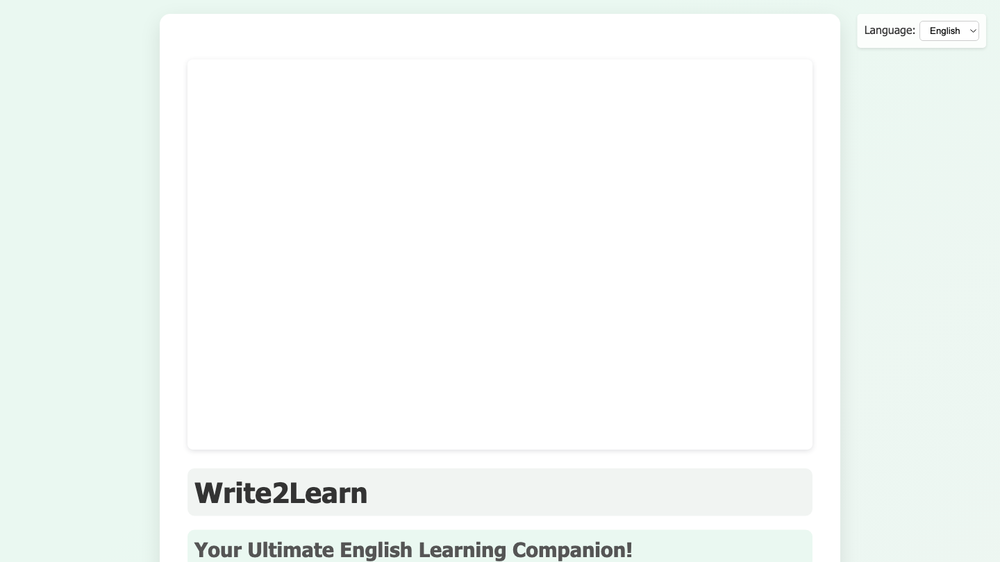 Write2Learn