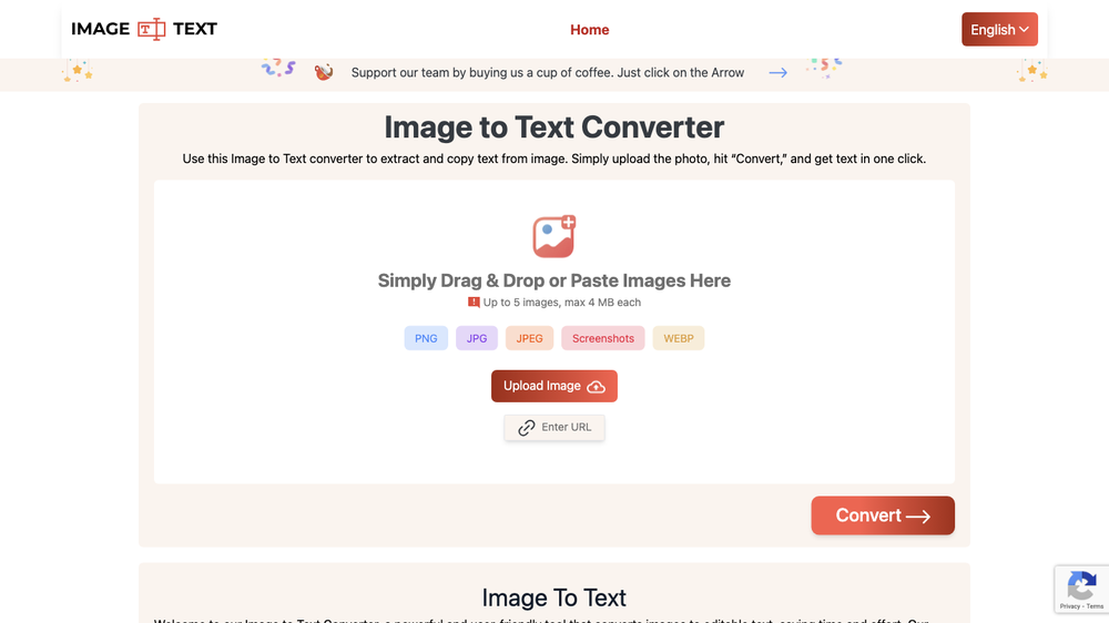 Image to Text Converter