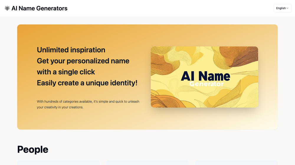 AI Names Generator