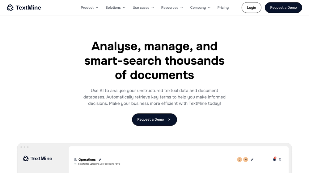 TextMine: AI Powered Knowledge Base