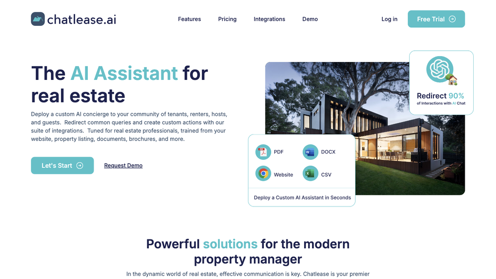 Chatlease | The AI Assistant for Real Estate Professionals