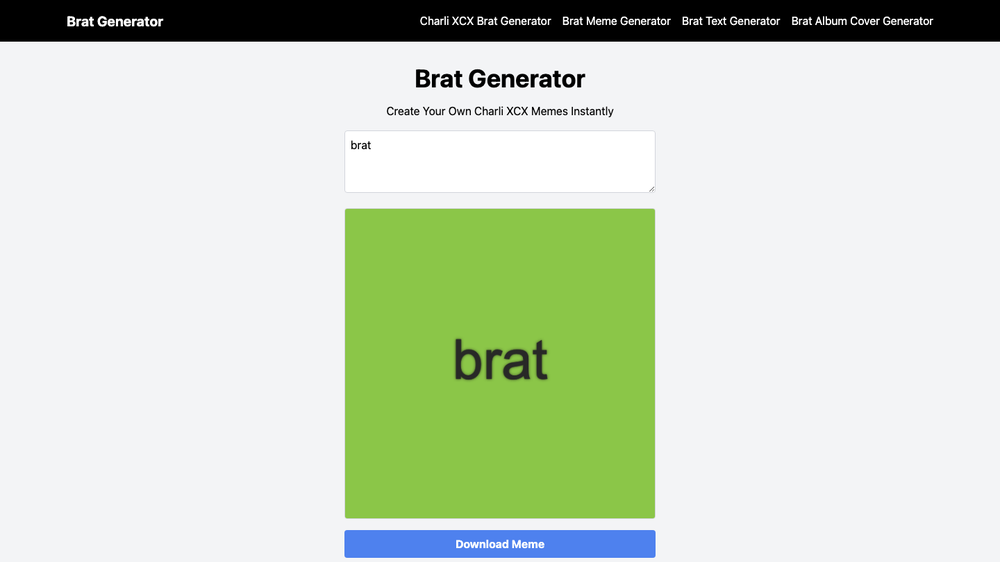 Brat Generator