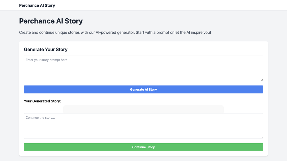 Perchance AI Story