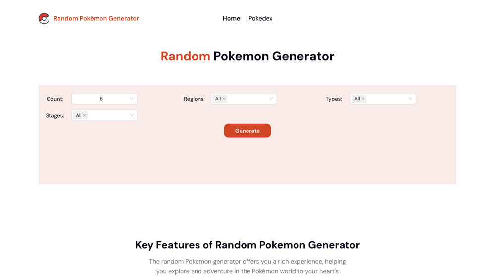 Pokemon Generator