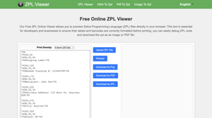 Zpl Viewer